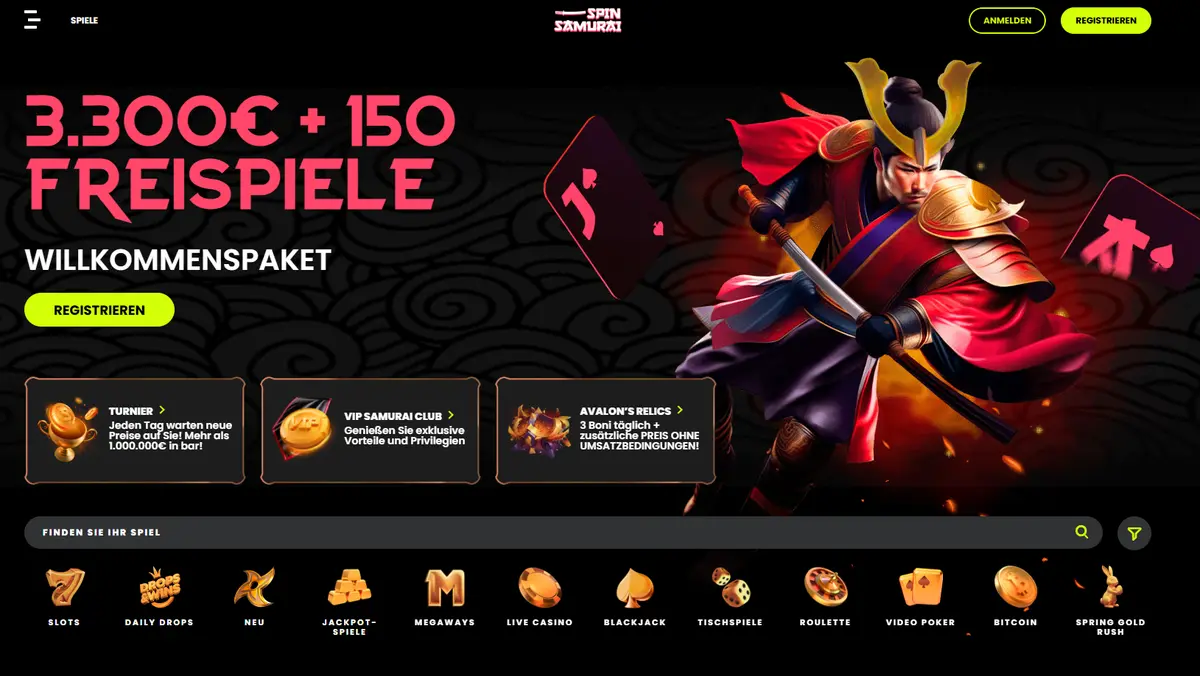 Spin Samurai Schnelle Auszahlung Online Casino